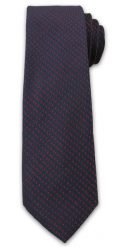 Stylowy Krawat Męski w Bordowy Rzucik - Chattier , Ciemny Granatowy. Niebieskie krawaty i muchy męskie Chattier, bez wzorów, z tkaniny, eleganckie. Za 49.00 zł.