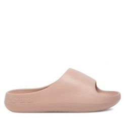 Klapki Sprandi. Brązowe klapki damskie Sprandi, bez wzorów, bez obcasa. Za 59.99 zł.