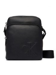Calvin Klein Saszetka Bold Ck Pocket Reporter LV04D3368G Czarny. Czarne saszetki męskie CALVIN KLEIN, ze skóry. Za 369.99 zł.