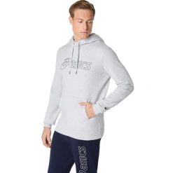 Bluza z kapturem Asics OTH. Szare bluzy z kapturem męskie Asics, m, z bawełny. Za 302.00 zł.
