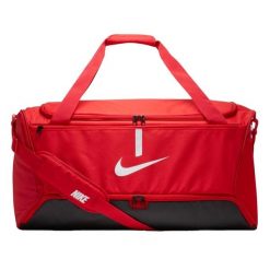 Torba Academy Team Duffle Bag. Czerwone torby sportowe damskie Nike, bez wzorów, bez dodatków. Za 229.99 zł.