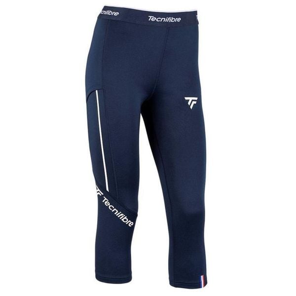Legginsy Tecnifibre 3/4 Perf Tight marine S. Niebieskie legginsy damskie TECNIFIBRE, l, bez wzorów. Za 230.00 zł.