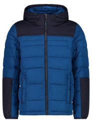 CMP Kurtka zimowa w kolorze niebieskim rozmiar: 50. Niebieskie kurtki męskie CMP, na zimę, s, bez wzorów, z puchu, klasyczne, bez kaptura. Za 304.56 zł.