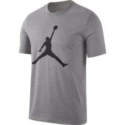 Koszulka sportowa męska Nike Jordan Jumpman SS Crew. Szare t-shirty sportowe męskie Nike, m, bez ramiączek. Za 206.00 zł.