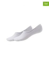 Schiesser Skarpety-stopki (2 pary) w kolorze białym rozmiar: 41/42. Białe skarpetki męskie Schiesser, bez wzorów. Za 21.87 zł.