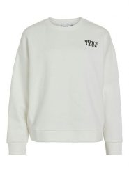 Vila Bluza "Vimaldea" w kolorze jasnoszarym rozmiar: XL. Szare bluzy bez kaptura damskie Vila, xl. Za 82.83 zł.