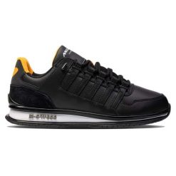 Buty K-Swiss Rinzler Gt X McLaren M 09214-073-M czarne. Czarne buty sportowe na co dzień męskie z gumy, bez zapięcia. Za 650.93 zł.