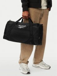 Reebok Torba sportowa CWBEO-RBK-B-001-08 Czarny. Czarne torby podróżne damskie Reebok, bez wzorów, z materiału. Za 129.99 zł.