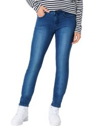 Timezone Dżinsy "Enya" - Slim fit - w kolorze niebieskim rozmiar: W26/L32. Niebieskie jeansy damskie Timezone, z podwyższonym stanem. Za 92.21 zł.