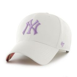 Czapka z daszkiem 47 Brand MLB NY New York Yankees Glow B-DGLMU17GWP-WH. Białe czapki męskie 47 Brand, bez wzorów. Za 159.00 zł.
