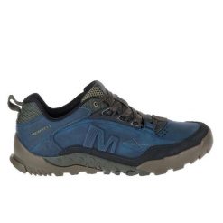 Buty Trekkingowe Męskie Merrell Annex Trak. Niebieskie buty trekkingowe męskie MERRELL, z nubiku, bez zapięcia, trekkingowe. W wyprzedaży za 509.15 zł.