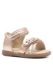 Nelli Blu Sandały CM22069-9 Złoty. Żółte sandały dziewczęce Nelli Blu, z syntetyku, bez zapięcia. Za 89.99 zł.