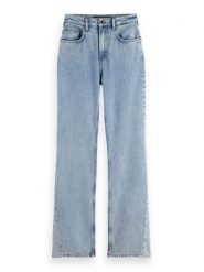 Scotch & Soda Dżinsy - Bootcut fit - w kolorze błękitnym rozmiar: W26/L32. Niebieskie jeansy damskie Scotch & Soda, z podwyższonym stanem. Za 188.85 zł.
