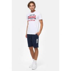 Krótka Lonsdale Fringford. Niebieskie szorty męskie Lonsdale, m, z gumy, na fitness i siłownię. Za 156.00 zł.