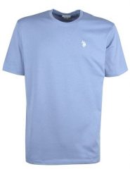 U.S. Polo Assn. Koszulka w kolorze niebieskim rozmiar: S. Niebieskie koszulki polo męskie U.S. Polo Assn., s, bez wzorów, z bawełny, bez ramiączek. Za 69.91 zł.