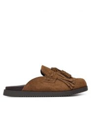 Steve Madden Klapki Maurea 11005586 Brązowy. Brązowe klapki damskie Steve Madden, bez wzorów, ze skóry, bez obcasa. Za 519.99 zł.
