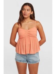 O'Neill Bluzka "Reeta" w kolorze pomarańczowym rozmiar: S. Pomarańczowe bluzki damskie O'neill, s, bez wzorów, z wiskozy, bez kołnierzyka, bez ramiączek. Za 96.37 zł.