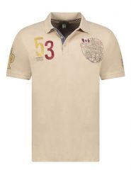 Canadian Peak Koszulka polo "Kelaneak" w kolorze beżowym rozmiar: XXL. Brązowe koszulki polo męskie Canadian Peak, xxl, bez wzorów, z bawełny, bez ramiączek. Za 86.99 zł.