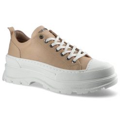 Różowe Sneakersy Chebello Damskie Półbuty. Czerwone półbuty damskie CheBello, bez wzorów, z jeansu, sportowe, bez obcasa. Za 275.00 zł.