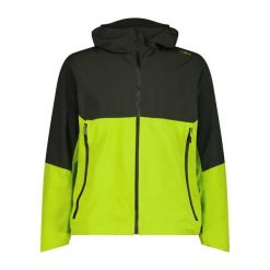 Kurtka wodoodporna z kapturem CMP Unlimitech2-Layer. Zielone kurtki męskie CMP, xl, bez wzorów, z kapturem. Za 312.50 zł.