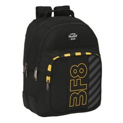 Plecak szkolny BlackFit8 Zone Czarny. Czarne plecaki męskie MBRANDS, bez wzorów. Za 223.70 zł.