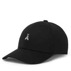 Czapka z daszkiem Patrizia Pepe. Czarne czapki z daszkiem damskie Patrizia Pepe, bez wzorów. Za 329.99 zł.