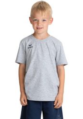 Koszulka Erima Essential Team Szara Junior. Szare t-shirty damskie Erima, bez wzorów, z bawełny, bez kołnierzyka. Za 217.99 zł.