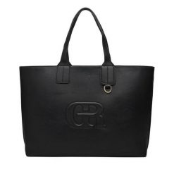 Torebka GINO ROSSI. Czarne torebki klasyczne damskie Gino Rossi, bez wzorów, bez dodatków. Za 219.99 zł.