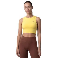 Damska koszulka crop top bez rękawów do biegania w terenie Trekking Siroko Pho. Żółte śniegowce dziewczęce SIROKO, z materiału. Za 68.00 zł.