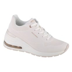Buty sportowe Sneakersy damskie, Skechers Million Air-Elevated Air. Białe buty sportowe na co dzień damskie Skechers, bez wzorów, trekkingowe. Za 329.99 zł.