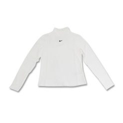Damska Koszulka Sportowa Longsleeve Nike Essential Top Tee. Białe bluzki sportowe damskie Nike, bez wzorów, bez ramiączek. Za 104.00 zł.