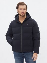 Tommy Hilfiger Kurtka zimowa MW0MW33958 Granatowy Regular Fit. Niebieskie kurtki męskie Tommy Hilfiger, na zimę, m, bez wzorów, z syntetyku, bez kaptura. Za 1,049.00 zł.