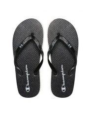 Champion Japonki S11568-KK001 Czarny. Czarne klapki damskie CHAMPION, bez wzorów, z tworzywa sztucznego, bez obcasa. Za 49.99 zł.