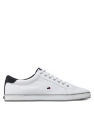 Tommy Hilfiger Tenisówki Harlow 1D FM0FM00596 Biały. Białe trampki i tenisówki męskie Tommy Hilfiger, bez wzorów, z materiału, bez zapięcia. Za 189.99 zł.