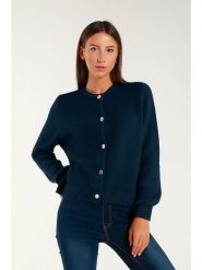 Tamba Kardigan w kolorze granatowym rozmiar: 36/38. Niebieskie kardigany damskie Tamba, bez wzorów, z wełny. Za 149.66 zł.