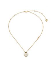 Guess Naszyjnik JUBN05 052JW Złoty. Żółte naszyjniki damskie Guess, metalowe. Za 159.99 zł.