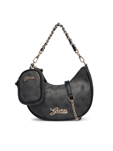 Guess Torebka J6YZ02 W2507 Czarny. Czarne torebki klasyczne damskie Guess, z aplikacjami, ze skóry, bez dodatków. Za 294.99 zł.