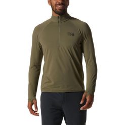 T-shirt męski Mountain Hardwear Crater Lake HZ. Zielone t-shirty męskie MOUNTAIN HARDWEAR, m, bez wzorów, bez kołnierzyka. Za 309.00 zł.