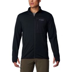 Polarowy sweter męski Columbia Triple Canyon Grid Fleece Full Zip. Brązowe swetry męskie Columbia, na zimę, l, bez wzorów, z elastanu, bez kołnierzyka. Za 488.00 zł.