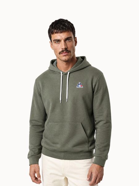Bluza z kapturem Le Coq Sportif Essential. Zielone bluzy z kapturem męskie Le Coq Sportif, xl, z dresówki. Za 380.50 zł.