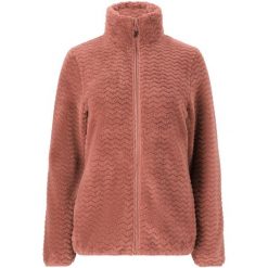 Bluza polarowa damska Whistler Matra. Brązowe bluzy bez kaptura damskie WHISTLER, z polaru. Za 229.99 zł.