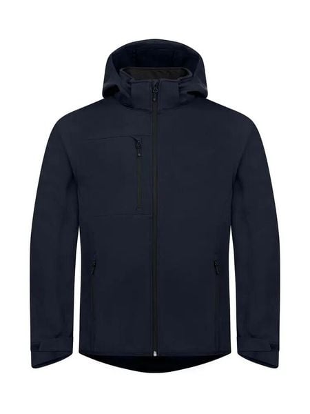 Clique Classic Softshell 2 w 1 Kurtka - odpinane rękawy i kaptur. Niebieskie kurtki softshell damskie CLIQUE, uniwersalny, bez wzorów, z polaru, bez kaptura. Za 375.19 zł.