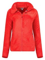 Canadian Peak Kurtka polarowa "Udilas" w kolorze czerwonym rozmiar: L. Czerwone kurtki damskie Canadian Peak, l, bez wzorów, z materiału, bez kaptura. Za 91.77 zł.