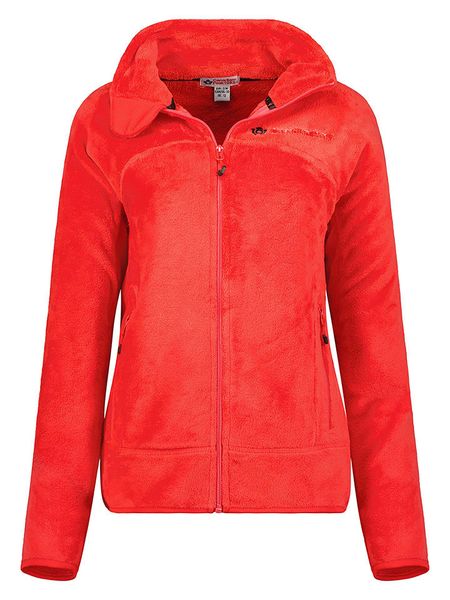 Canadian Peak Kurtka polarowa "Udilas" w kolorze czerwonym rozmiar: L. Czerwone kurtki damskie Canadian Peak, l, bez wzorów, z materiału, bez kaptura. Za 91.77 zł.