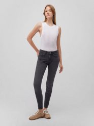 MAVI Dżinsy "Adriana" - Skinny fit - w kolorze antracytowym rozmiar: W30/L32. Czarne jeansy damskie MAVI. Za 90.95 zł.