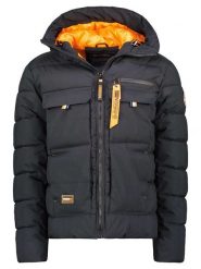 Geographical Norway Kurtka zimowa "Dosiba" w kolorze czarnym rozmiar: 3XL. Czarne kurtki męskie Geographical Norway, na zimę, xl, bez wzorów, bez kaptura. Za 330.67 zł.