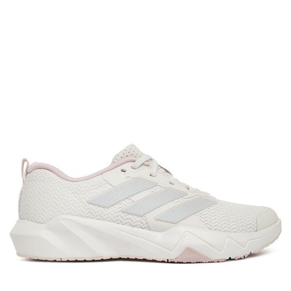 Buty na siłownię adidas. Szare buty sportowe na co dzień damskie Adidas, bez wzorów, na fitness i siłownię. Za 299.99 zł.