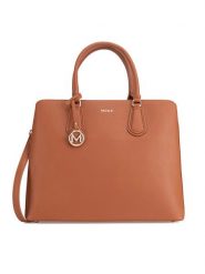 MEXX Torebka MEXX-B-004-06 Brązowy. Brązowe torebki klasyczne damskie Mexx, bez wzorów, z materiału, bez dodatków. Za 229.99 zł.
