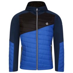 Kurtka Hybrydowa Męska Touring Contrast Panel. Niebieskie kurtki męskie Dare 2b, m, bez wzorów, z puchu, sportowe, bez kaptura. Za 145.99 zł.