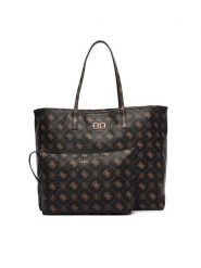 Guess Torebka Emelie Logo HWGP99 28240 Brązowy. Brązowe torebki klasyczne damskie Guess, z aplikacjami, ze skóry, bez dodatków. Za 674.99 zł.